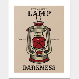 Vintage Lamp Tattoo Posters and Art